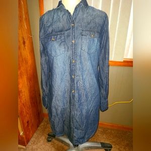 Merona Ladies size Medium Denim Dress